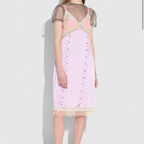 Coach Rivets Slip Dress - Picture 2 of 8